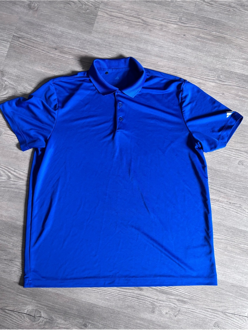 adidas Men's Royal Blue Short Sleeve Polo